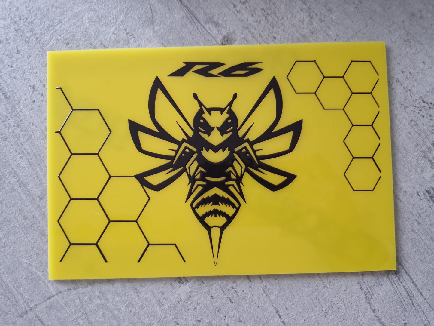 Cache Plaque MOTO - Alu Brossé ou Plexiglass